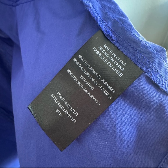 2B BEBE Purple Black Victorian Corset Lace Long Sleeve Shirt Asymmetric Button - Picture 11 of 11